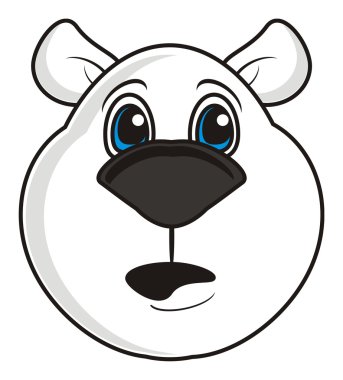  snout surprised white bears